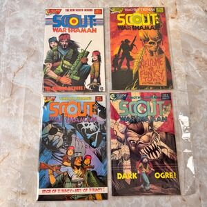 Eclipse Scout War Shaman Comic Lot Multicolor Timothy Truman 1988 Issues 1 2 3 5